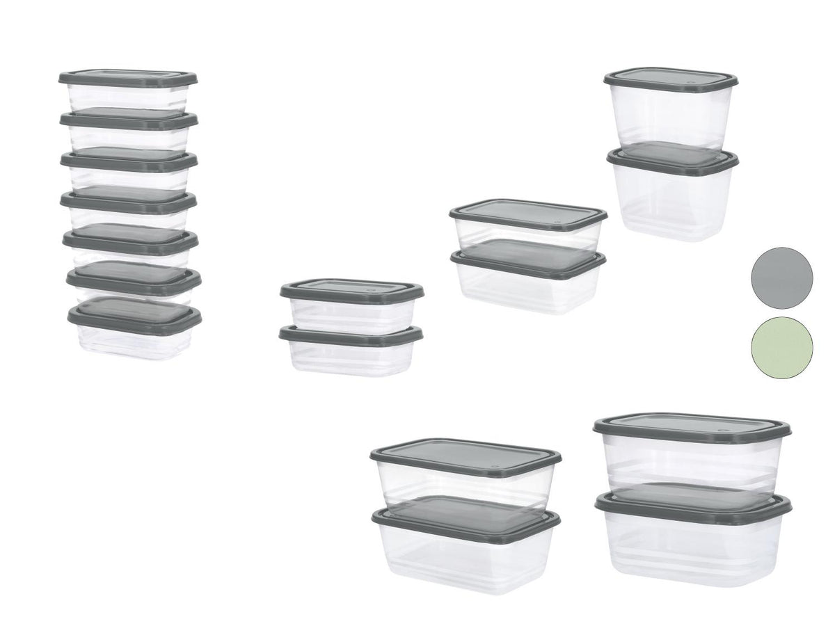 Set de 17 boîtes de conservation