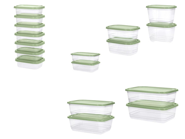 Set de 17 boîtes de conservation