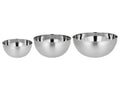 Set de 3 saladiers en acier inoxydable Premium