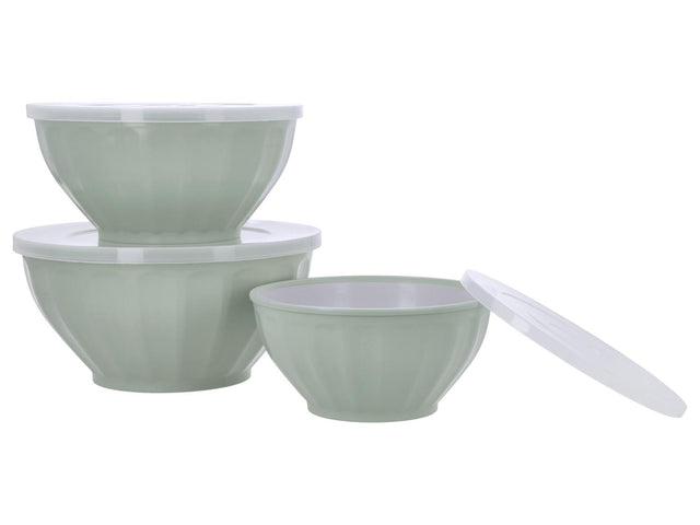 Set de 3 saladiers en plastique