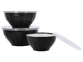 Set de 3 saladiers en plastique