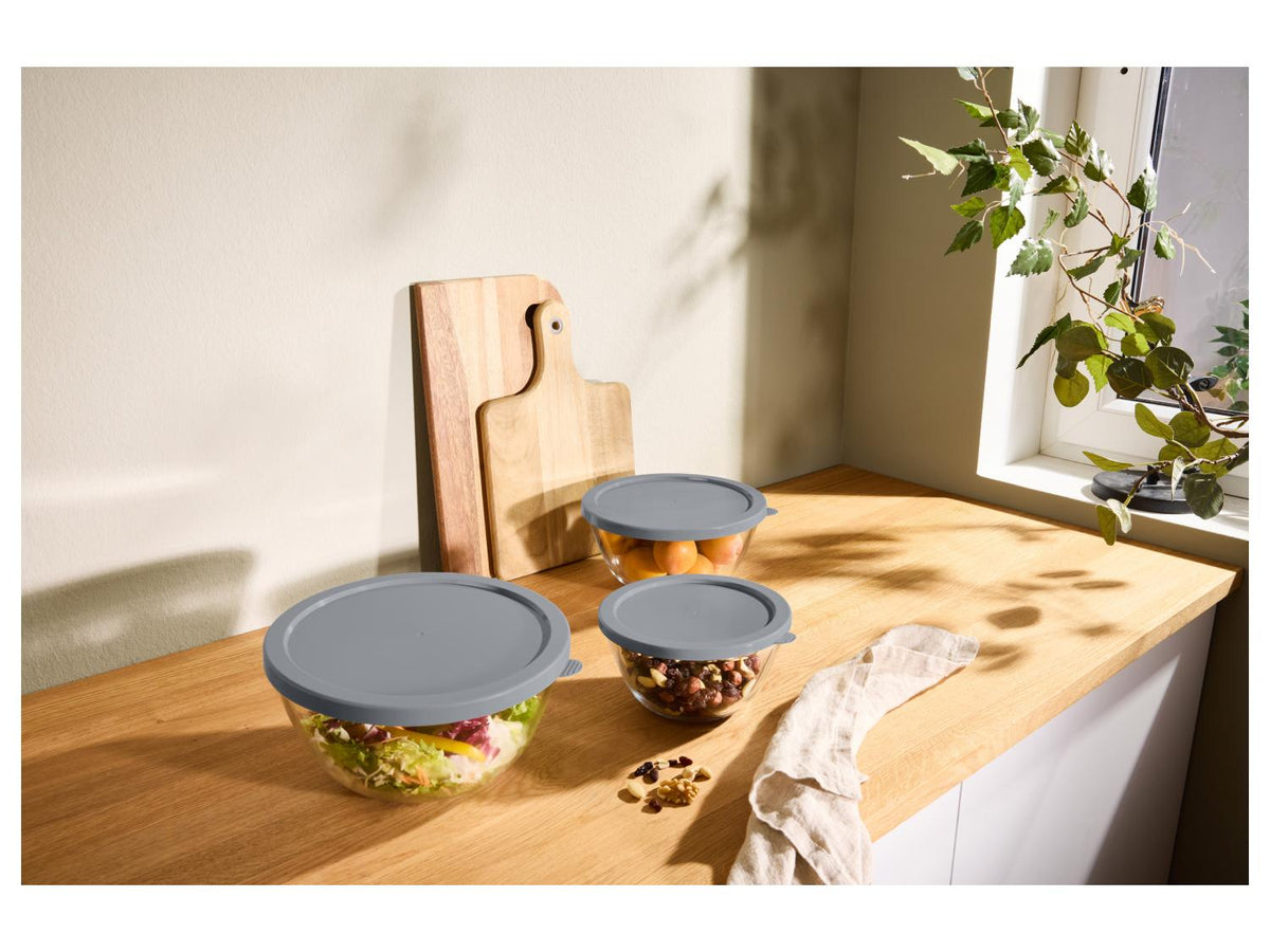 Set de 5 bols en verre