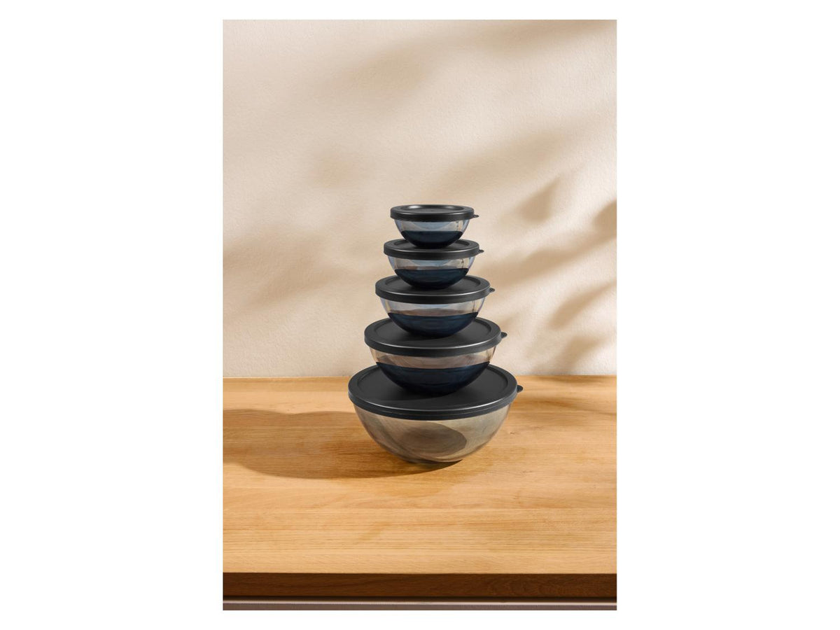Set de 5 bols en verre