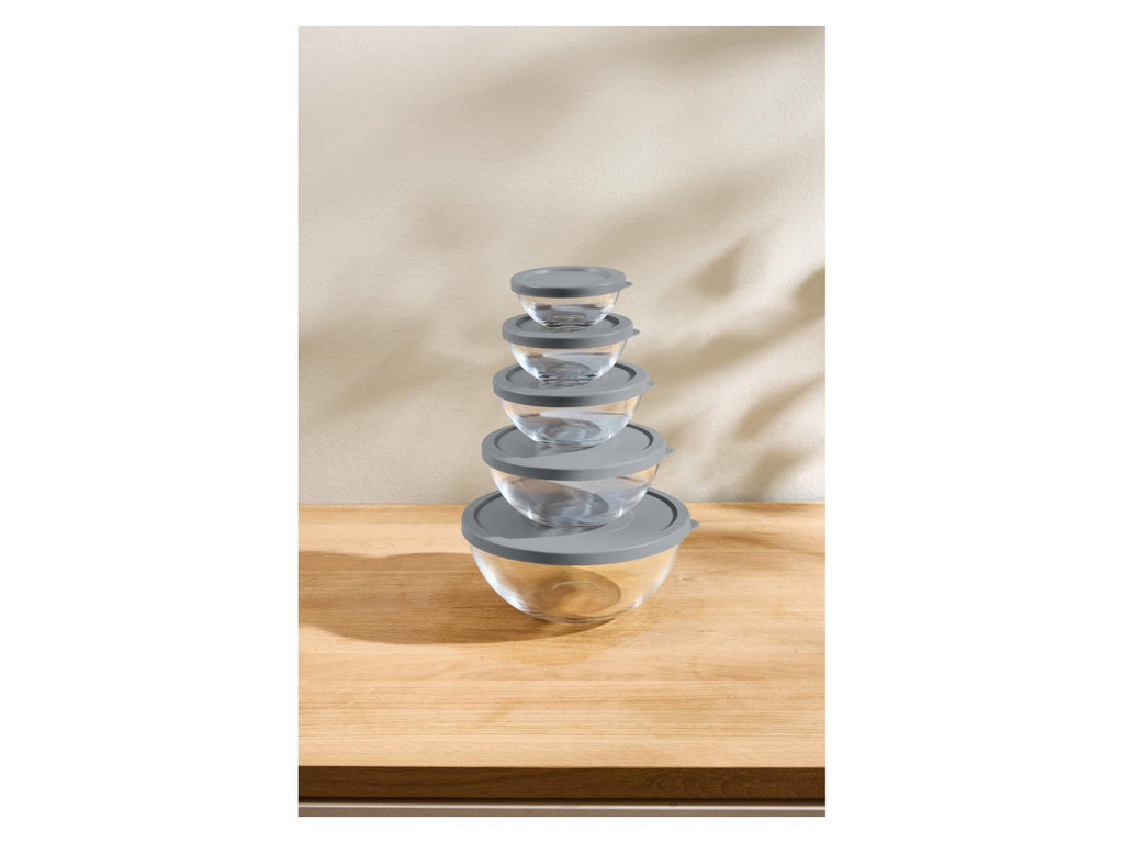 Set de 5 bols en verre
