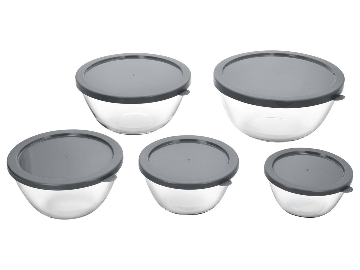 Set de 5 bols en verre