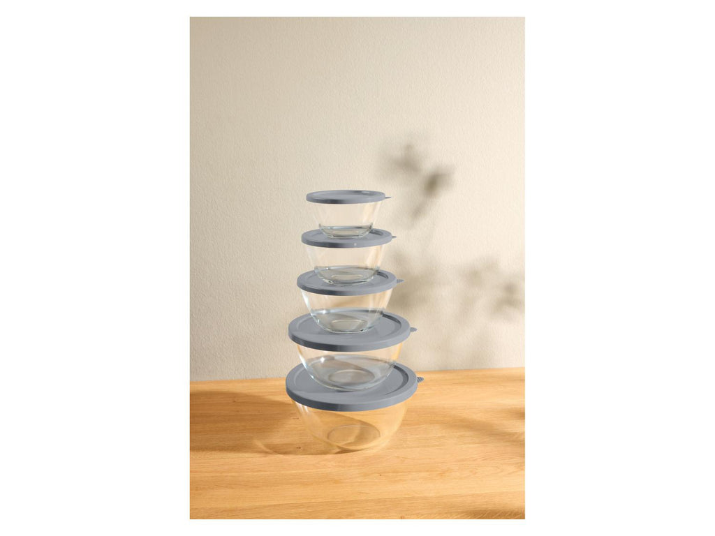 Set de 5 bols en verre