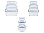 Set de boîtes de conservation en verre