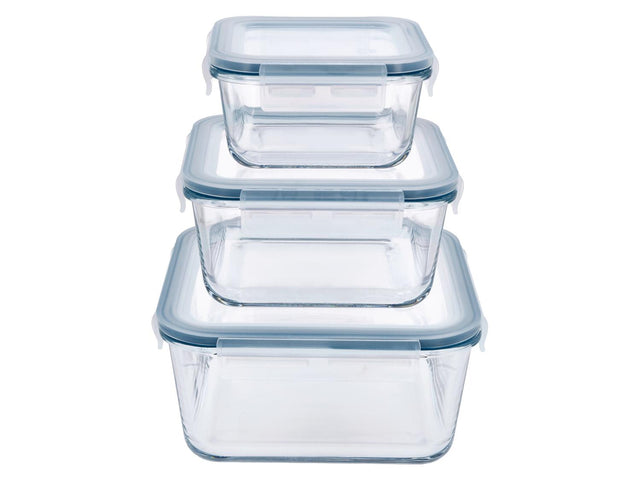 Set de boîtes de conservation en verre