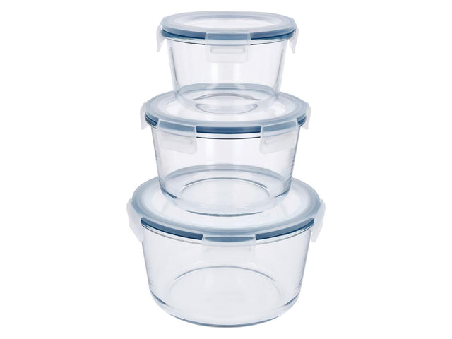 Set de boîtes de conservation en verre