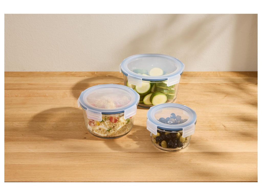 Set de boîtes de conservation en verre