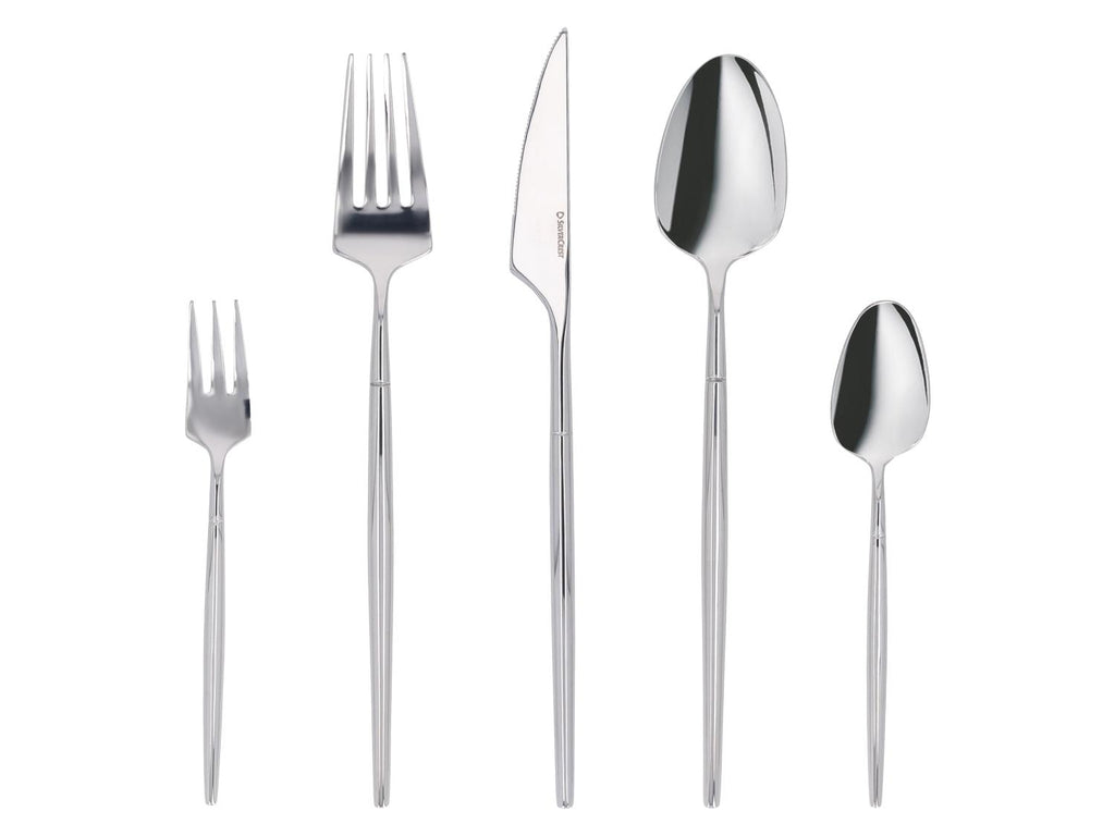 Set de couverts en acier inoxydable, 20 pièces