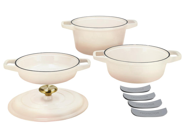 Set de récipients de cuisson en fonte Premium, 1,9 L / 2,9 L / 4,2 L