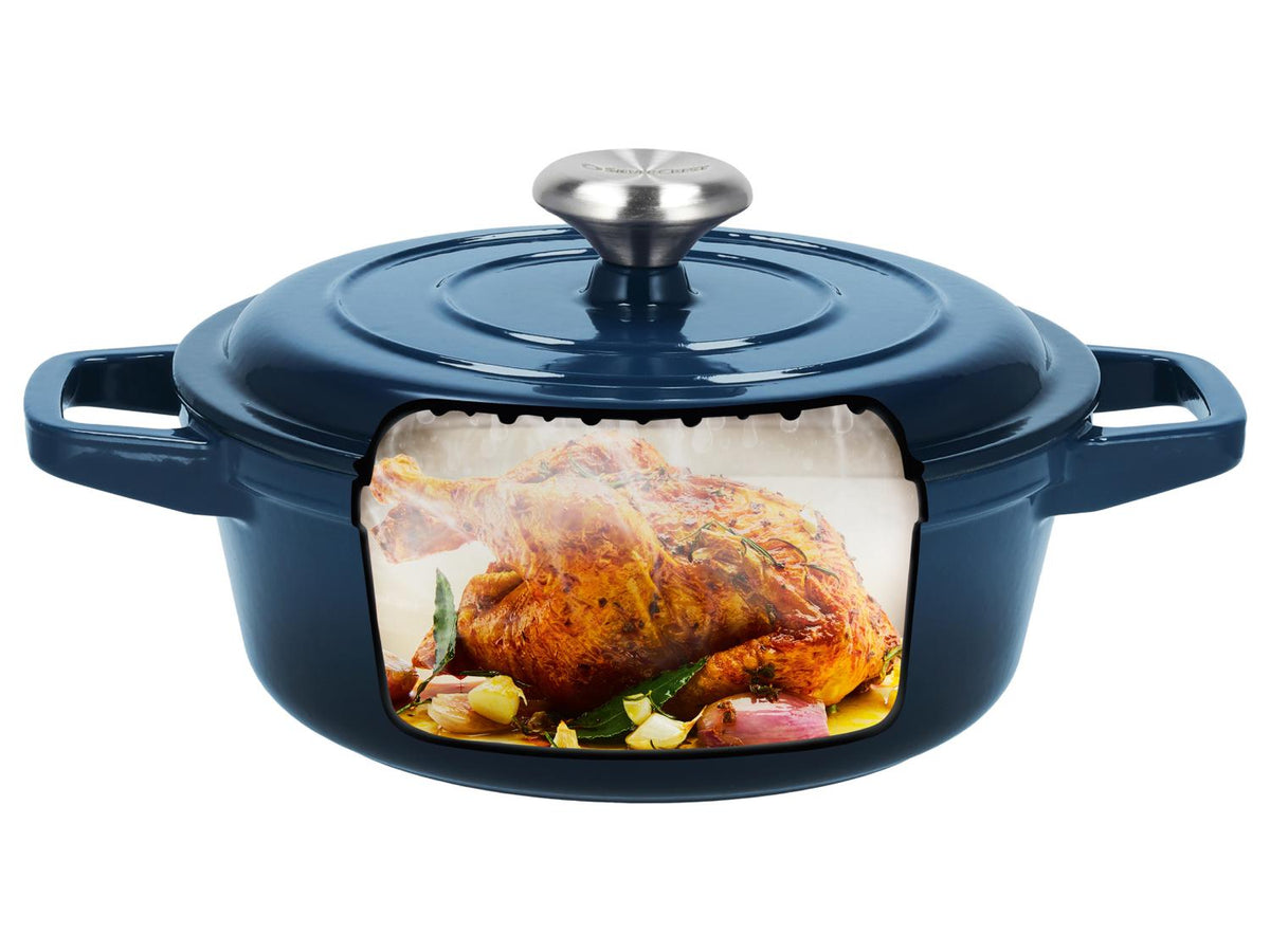 Set de récipients de cuisson en fonte Premium, 1,9 L / 2,9 L / 4,2 L
