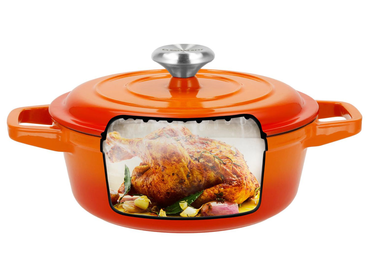 Set de récipients de cuisson en fonte Premium, 1,9 L / 2,9 L / 4,2 L