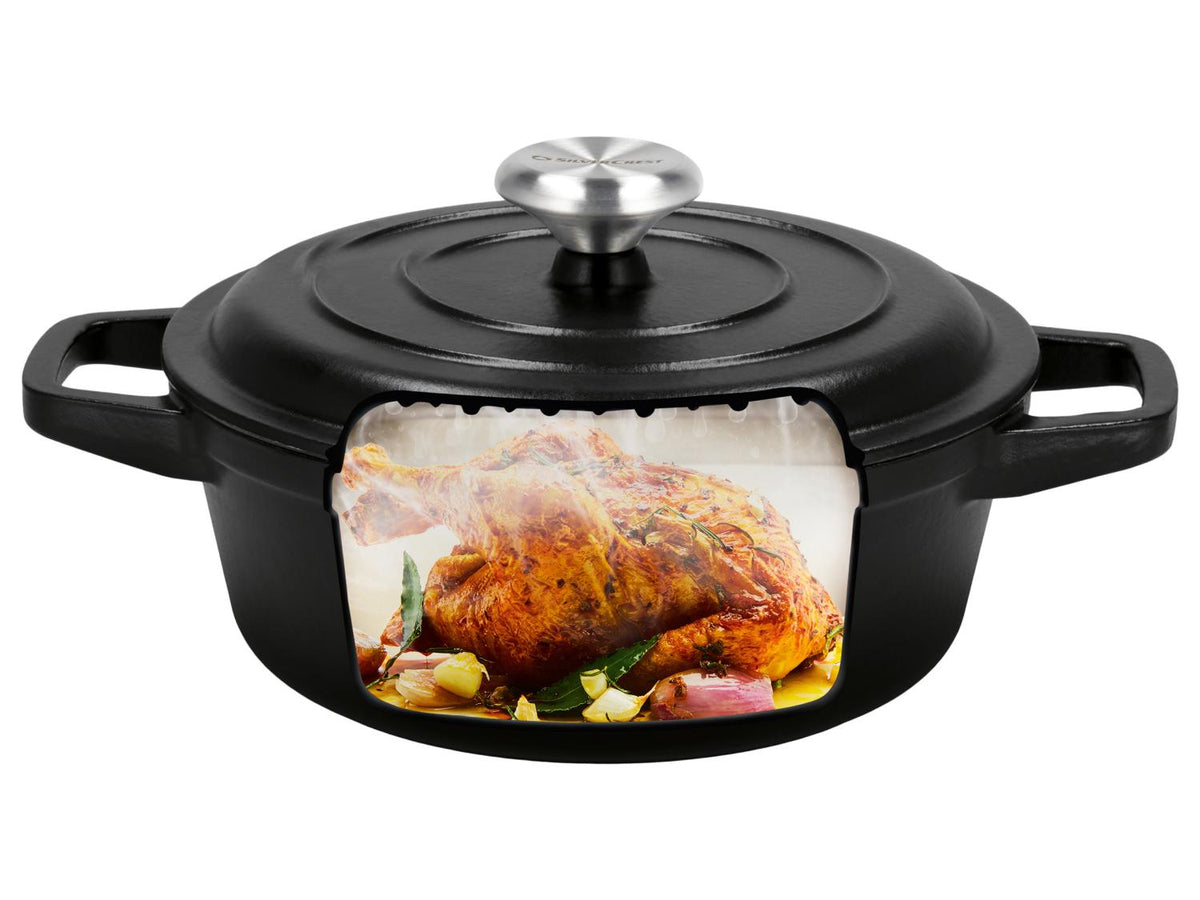 Set de récipients de cuisson en fonte Premium, 1,9 L / 2,9 L / 4,2 L