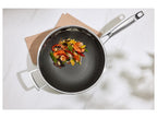Wok en acier inoxydable Premium, Ø 28 cm