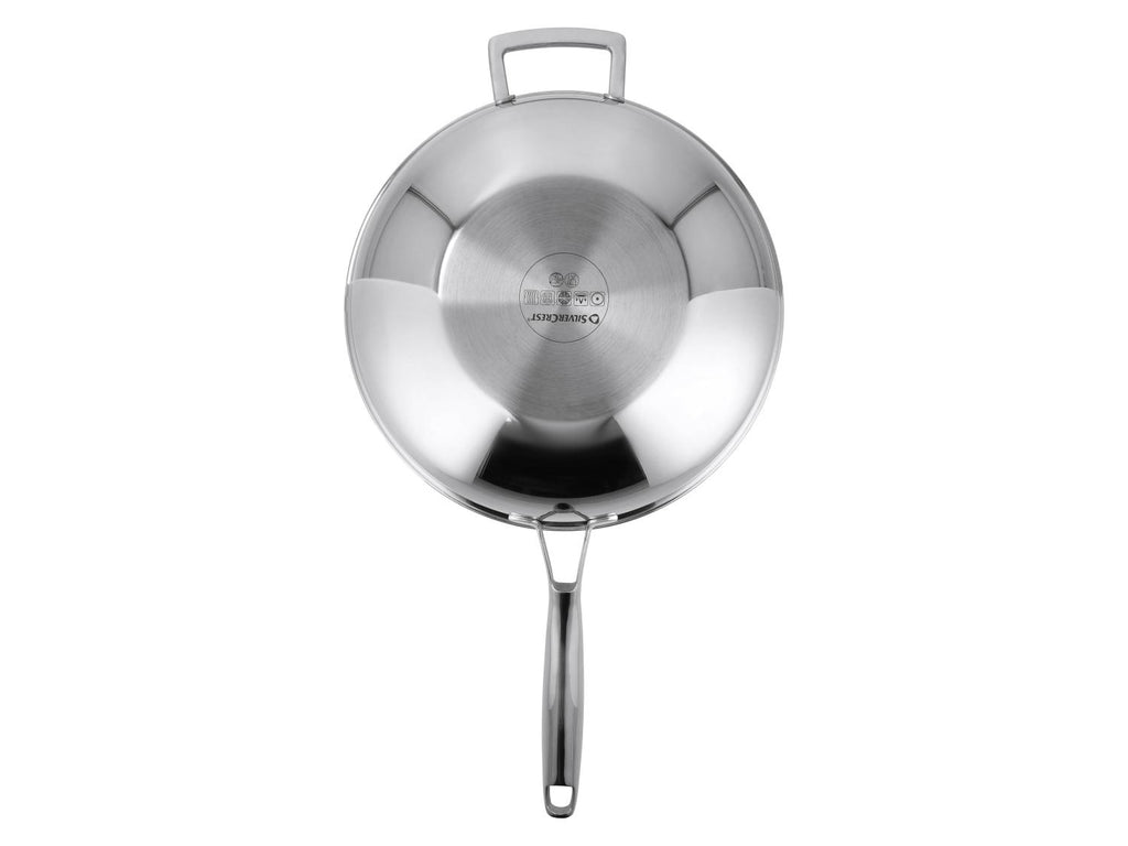 Wok en acier inoxydable Premium, Ø 28 cm