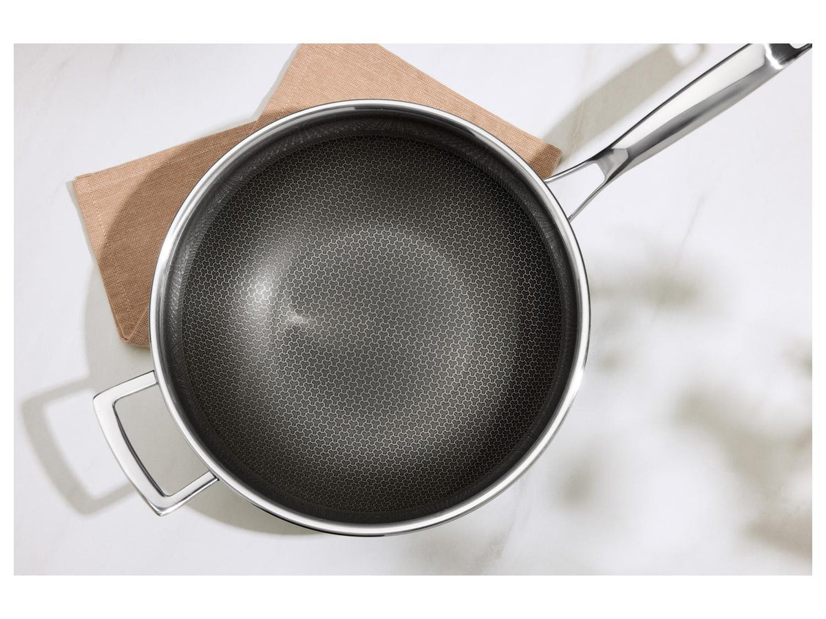 Wok en acier inoxydable Premium, Ø 28 cm