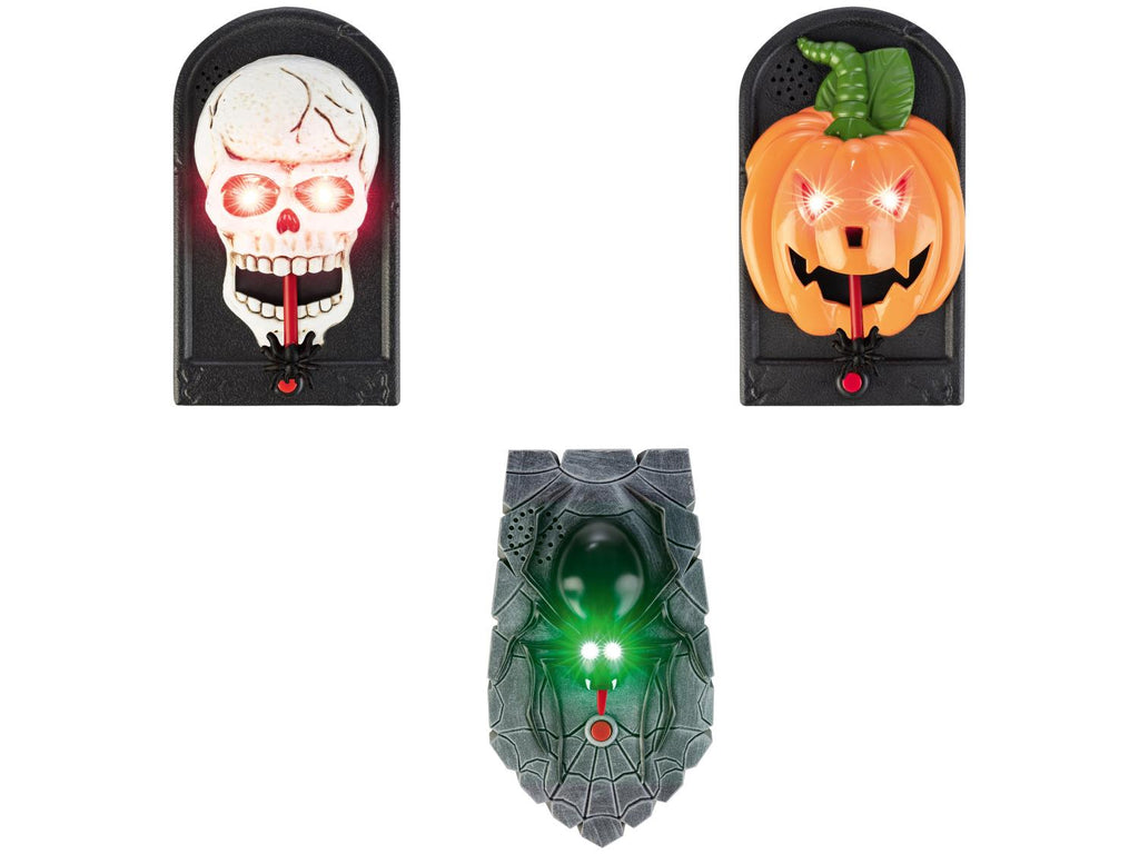 Sonnette d Halloween effrayante avec son et LED