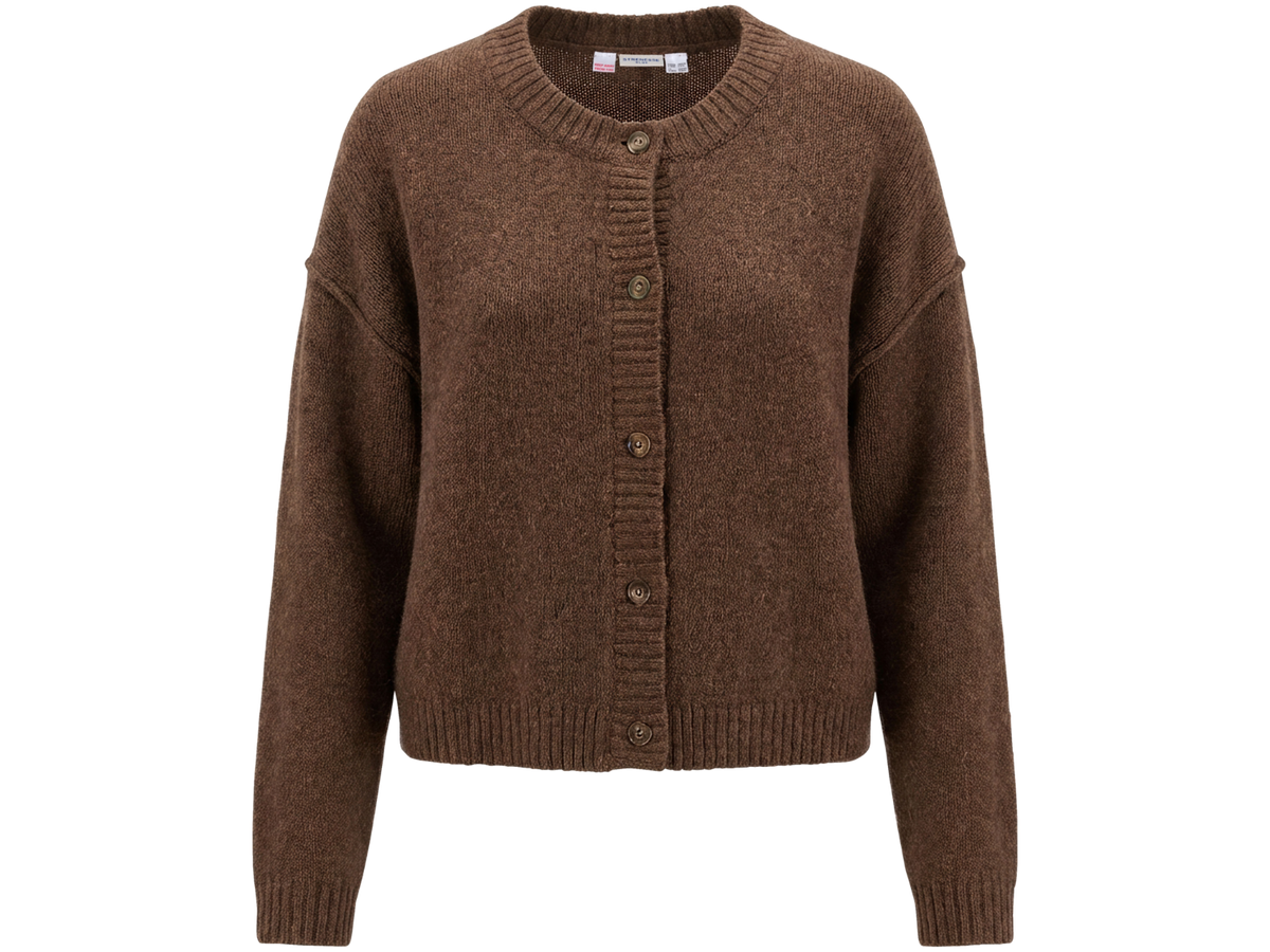 Cardigan en fine maille femme