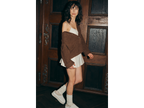 Cardigan en fine maille femme