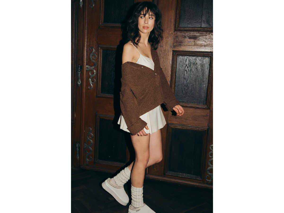 Cardigan en fine maille femme
