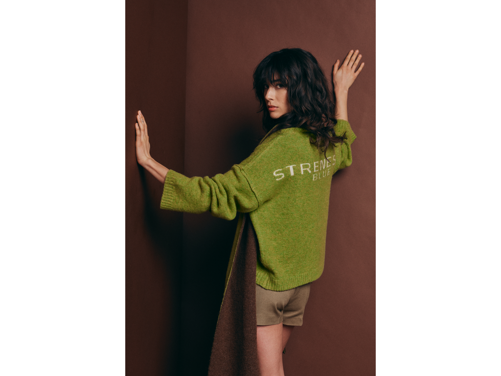 Cardigan en fine maille femme
