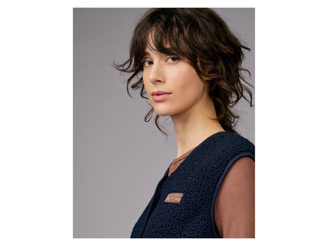 Gilet en sherpa polaire femme