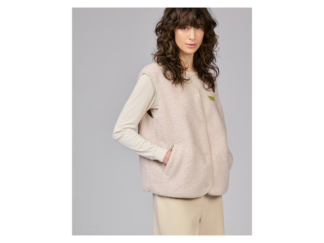 Gilet en sherpa polaire femme