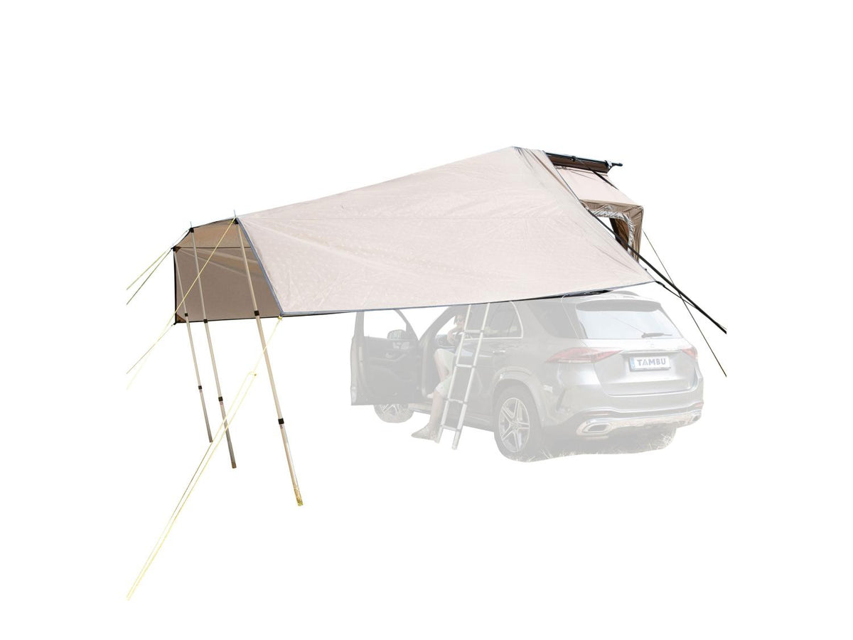 Voile d'ombrage pour tente de toit de voiture Yano