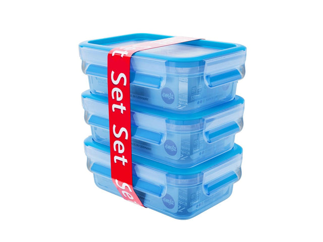 Lot de 2 ou 3 boîtes de conservation Clip & Close