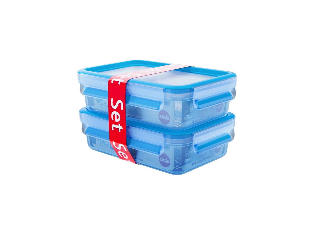 Lot de 2 ou 3 boîtes de conservation Clip & Close