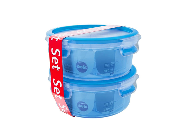 Lot de 2 ou 3 boîtes de conservation Clip & Close