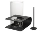 Feu de table, avec pare-vent
