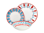 Service de table VIDA, 18 pièces, porcelaine