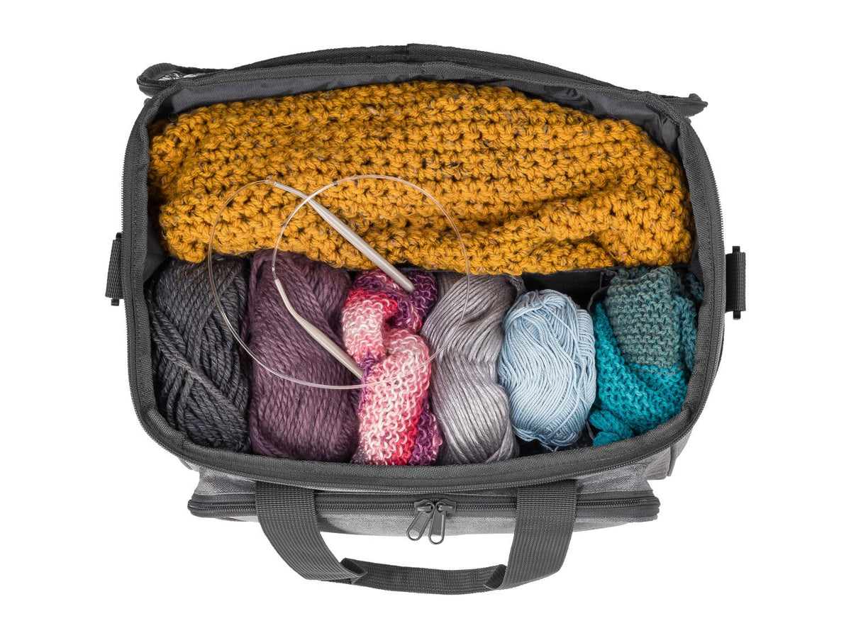 Trolley pour machine à coudre ou sac pour accessoires de tricot