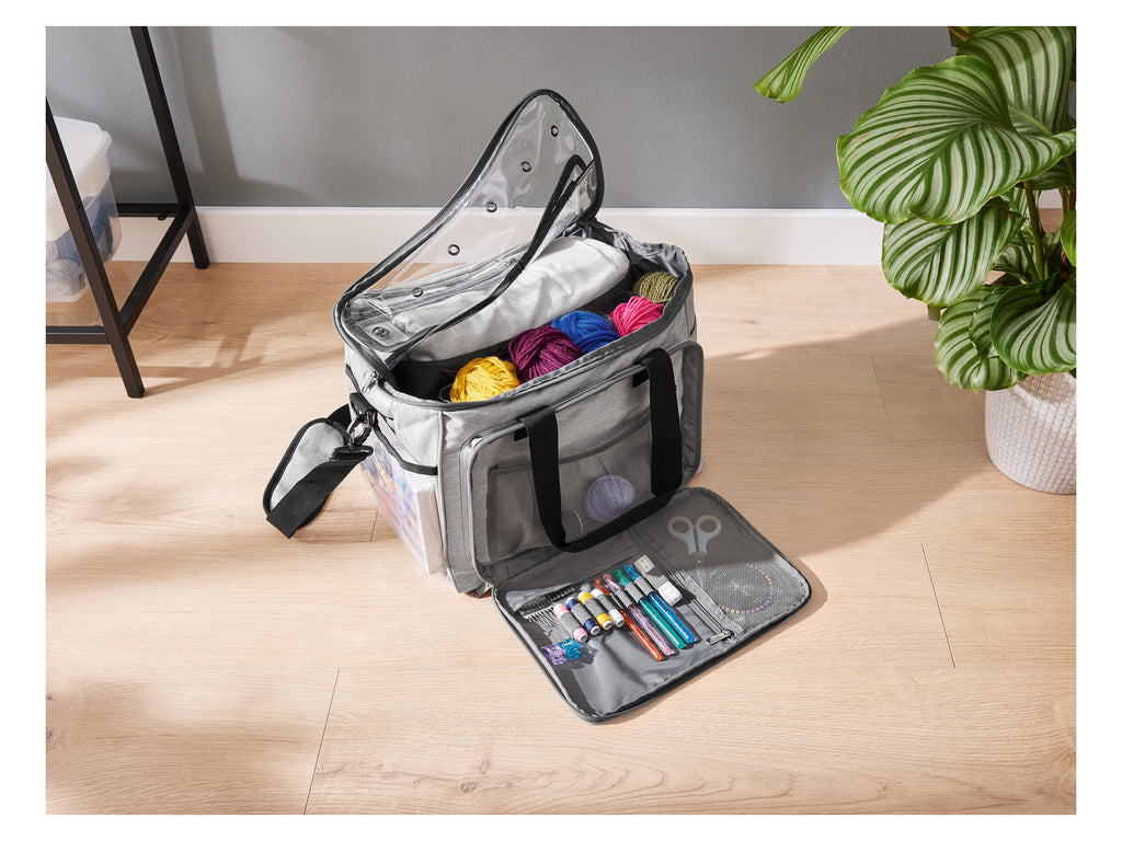 Trolley pour machine à coudre ou sac pour accessoires de tricot