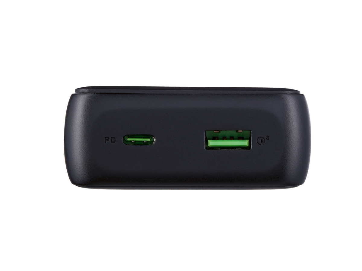 Batterie externe, 20000 mAh, avec câble USB-C amovible