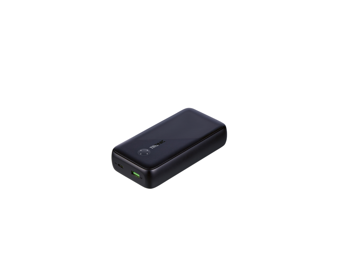 Batterie externe, 20000 mAh, avec câble USB-C amovible