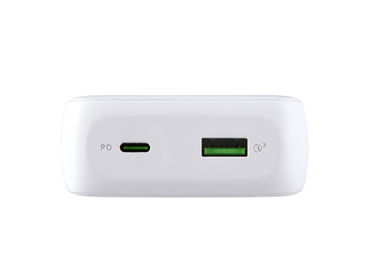 Batterie externe, 20000 mAh, avec câble USB-C amovible