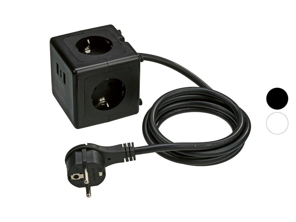 Multiprise cube avec ports USB