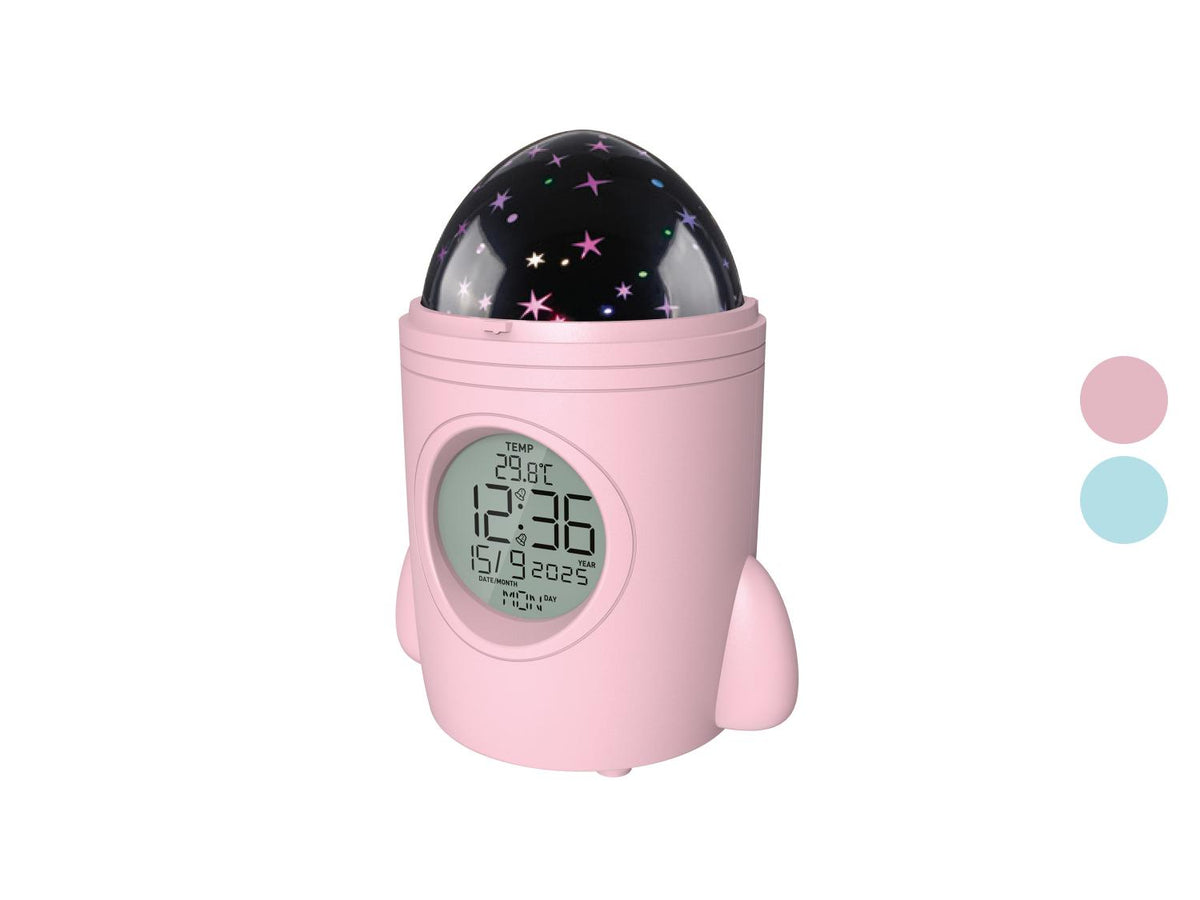 Réveil avec projecteur ciel étoilé