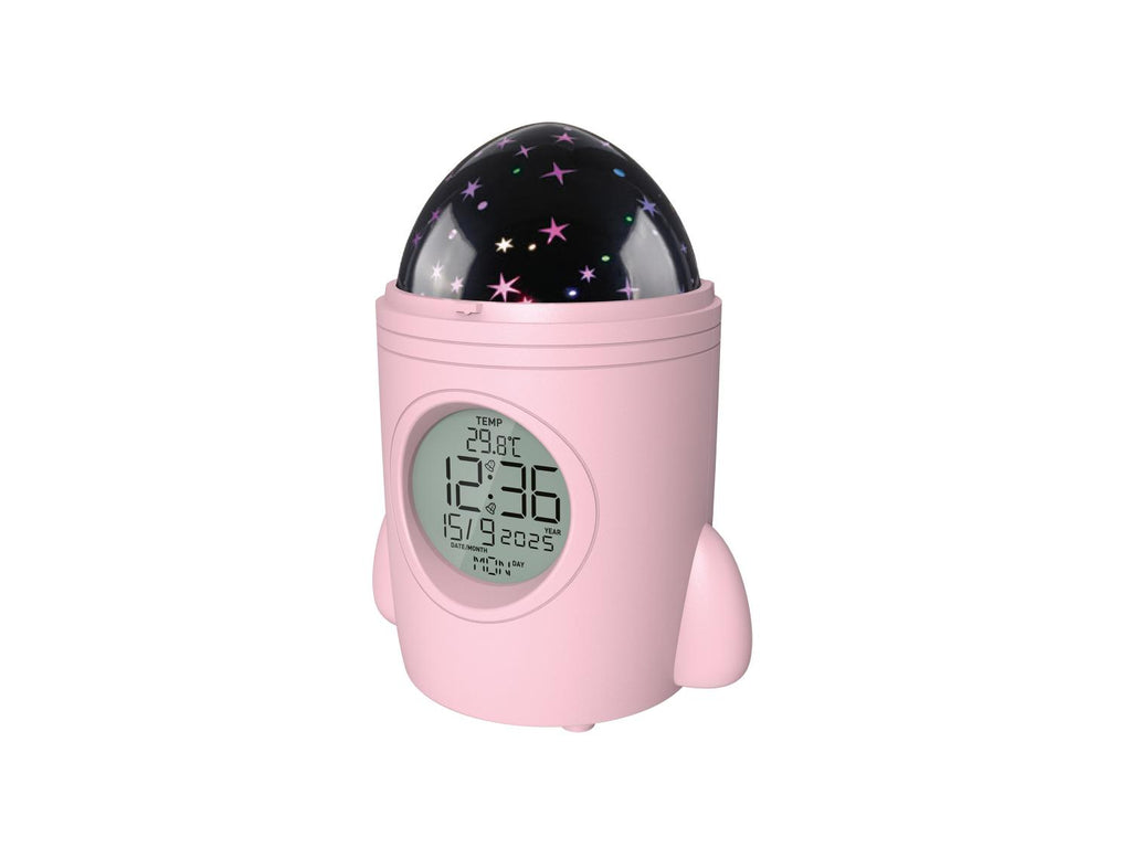 Réveil avec projecteur ciel étoilé