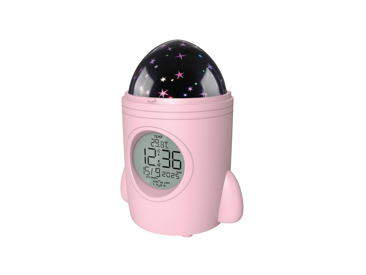 Réveil avec projecteur ciel étoilé