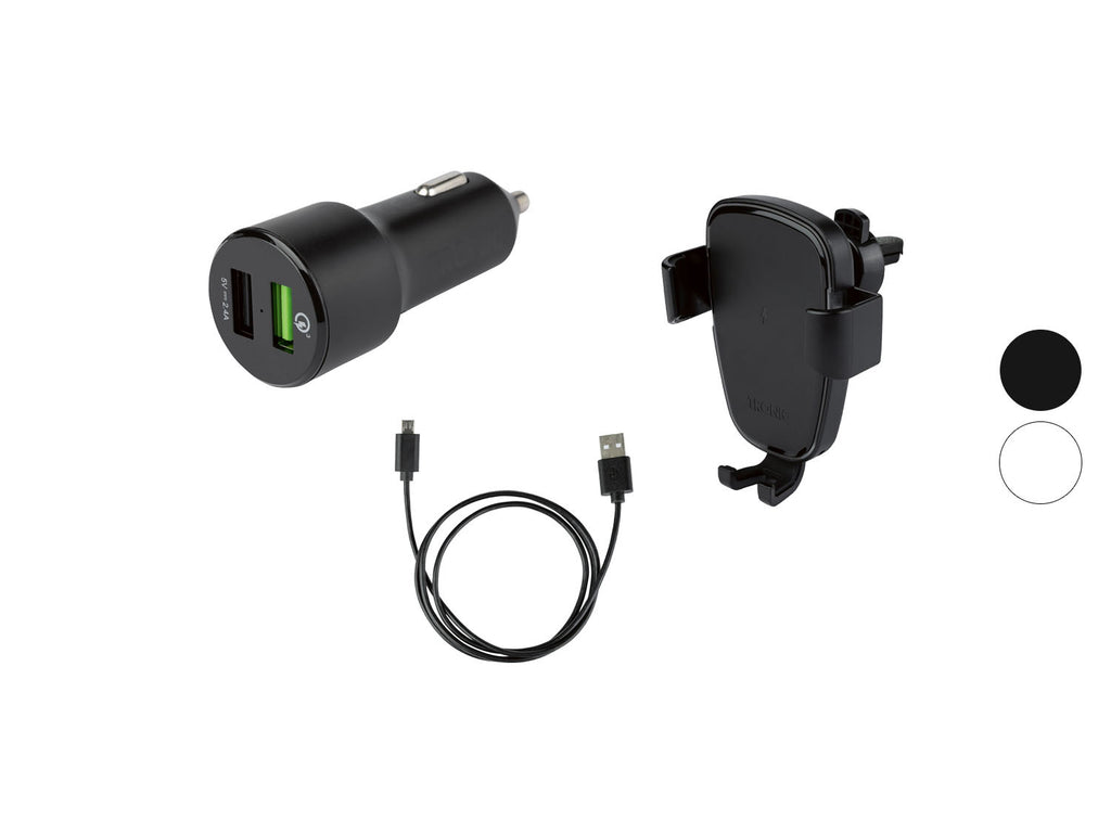 Support Smartphone pour voiture avec chargeur Qi TKHQ 10 A1, 10 W