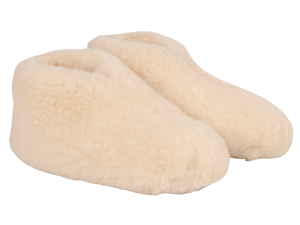 Pantoufles basses en laine