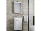 Set d'armoire à glace ou miroir et meuble sous vasque avec lavabo Slito, pour salle de bain