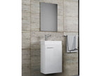 Set d'armoire à glace ou miroir et meuble sous vasque avec lavabo Slito, pour salle de bain