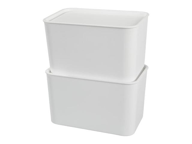 Boîtes de qualité supérieure avec couvercles, 2 x 5 l