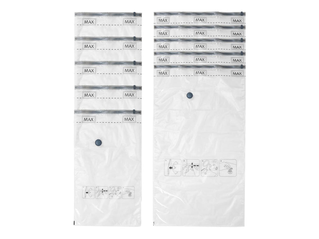 Lot de 10 sacs de rangement sous vide